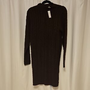 Maurices Brown Long Sleeve Dress